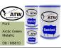 Preview: Ford, Arctic Green Metallic, D8 / M6810: 500ml Lackdose + 500ml Klarlack + 250ml Härter - Set, von ATW Autoteile West.